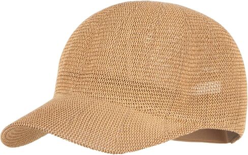 Unisex Adults Paper-Blended Fabric Woven Visor Sunhat Summer Outdoor Travel Baseball Cap in Saudi Arabia