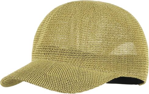 Unisex Adults Paper-Blended Fabric Woven Visor Sunhat Summer Outdoor Travel Baseball Cap in Saudi Arabia
