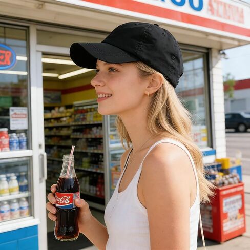 Classic Baseball Cap for Women Men Adjustable Vintage Plain Dad Hat Summer Breathable Sun Hat in Saudi Arabia