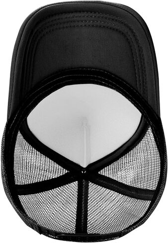 Milfin Aint Easy Funny Gag Trucker Hat for Adult Humor Adjustable Mesh Sport Baseball Caps for Women Men Black in Kuwait