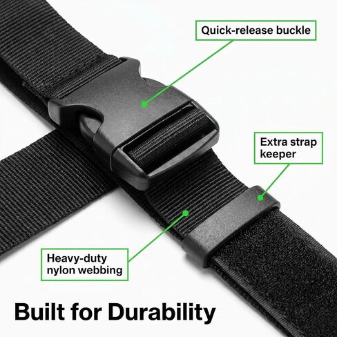 Luggage Connector Straps for Suitcases – Heavy Duty Adjustable Travel Straps for 2-3 Bags, TSA-Friendly Luggage Belt for Connecting Multiple Suitcases, Airport & Train Travel Accessories in Saudi Arabia