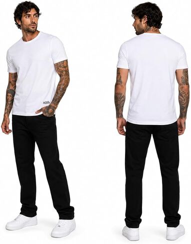Von Dutch Mens T Shirt - 4 Pack Soft Cotton Blend Stylish Pullover Classic Crewneck Short Sleeve Shirts for Men in Saudi Arabia