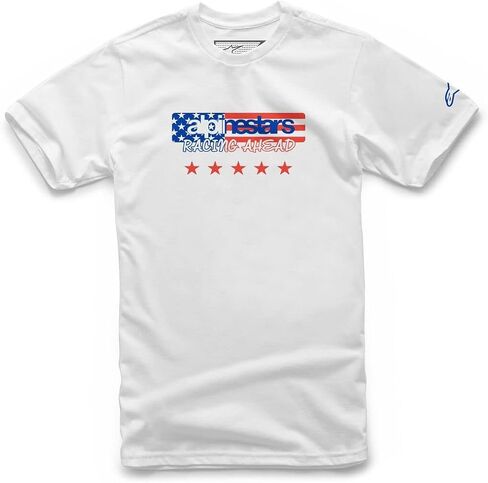 Alpinestars USA Again T-Shirt-White-XL in Kuwait