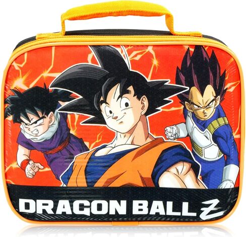 Dragon Ball Z Backpack and Lunch Box Set - Bundle with 16" Anime School Bag, DBZ Lunch Bag, Water Bottle, Stickers, More | Dragon Ball Z Backpack for Kids in Saudi Arabia