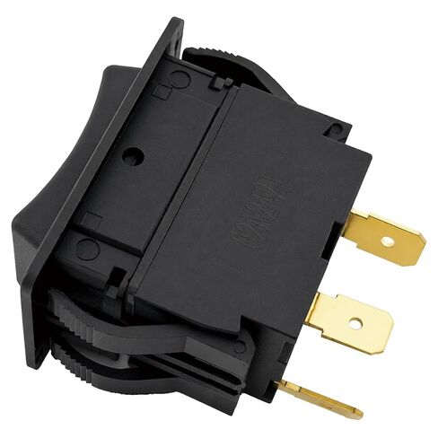 HY60C 3-Pin Rocker Switch (ON)-Off-(ON) 20A/125V~ 15A/277V Heavy-Duty Switch for Motors, Tools & Industrial Equipment in Saudi Arabia