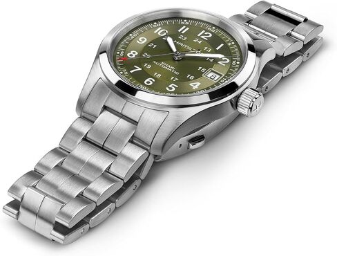 Hamilton Khaki Field Automatic Unisex Watch, 38mm, Green Dial in Kuwait