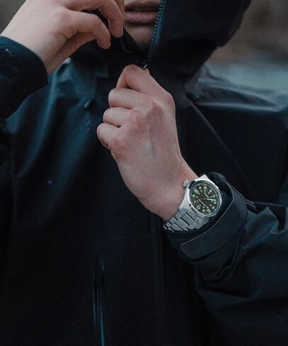 Hamilton Khaki Field Automatic Unisex Watch, 38mm, Green Dial in Kuwait