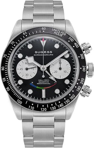 Sugess BB Chrono S475.K Smile Panda Domed Sapphire Crystal Glass 100m Mens Sport Mechanical ST1905 Movement Watch in Saudi Arabia