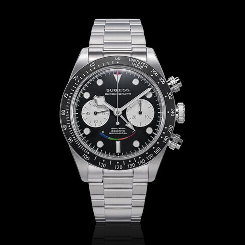 Sugess BB Chrono S475.K Smile Panda Domed Sapphire Crystal Glass 100m Mens Sport Mechanical ST1905 Movement Watch in Saudi Arabia