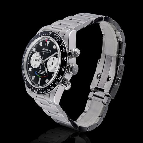 Sugess BB Chrono S475.K Smile Panda Domed Sapphire Crystal Glass 100m Mens Sport Mechanical ST1905 Movement Watch in Saudi Arabia