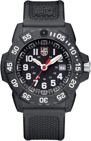 ساعة Luminox Navy Seal للرجال بمينا أسود (سلسلة XS.3501/3500): مقاومة للماء حتى عمق 200 متر + هيكل وسوار من الكربون خفيف الوزن + رؤية ليلية ثابتة in Kuwait