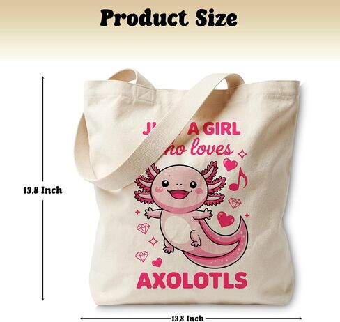 Just A Girl Who Loves Tote Bag, Canvas Bag for Women Vacation Womens Work Tote Bag Gifts in Kuwait