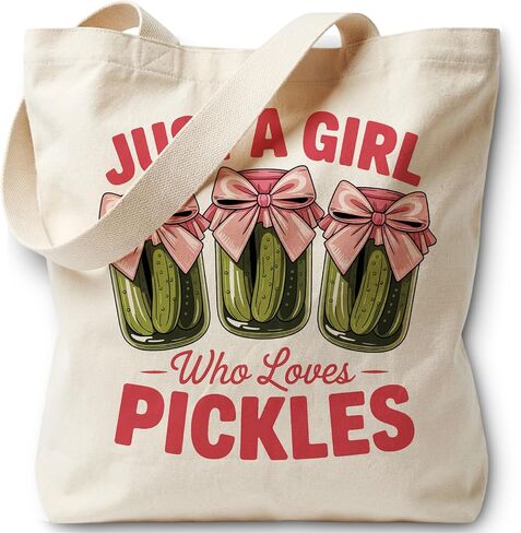 Just A Girl Who Loves Tote Bag, Canvas Bag for Women Vacation Womens Work Tote Bag Gifts in Kuwait