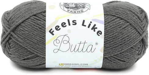 Lion Brand Yarn Feels Like Butta Soft Yarn for Crocheting and Knitting, Velvety, 1-Pack, Dusty Pink in Saudi Arabia