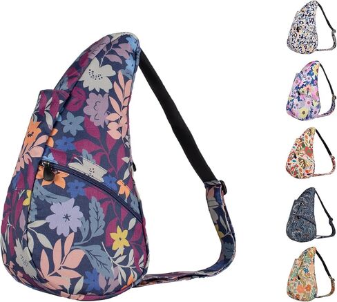 AmeriBag 17" Recyled Poly Print Healthy Back Bag Ergonomic Crossbody Sling for Everyday Use, Travel & Walking Comfort in Saudi Arabia