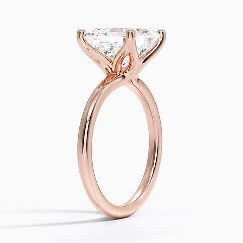 1-5 CT Moissanite Ring Colorless VVS 10K 14K 18K Solid Gold & 925 Sterling Silver Petal Solitaire Moissanite Engagement Ring Christmas Gift For Her in Saudi Arabia