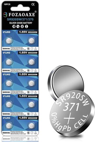 SR920SW Watch Battery 80 Pack, Long-Lasting 371 Watch Batteries 370 AG6 LR920 SR69 SG6 Silver Oxide Button Coin Cell Battery in Kuwait