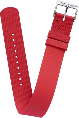 Fluoro Rubber Band Hook And Loop Canvas Texture Straps For Tudor Watches, Durable Single Pass One-Piece Replacement Watch Band Strap For Men & Women in Saudi Arabia