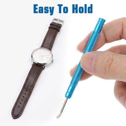 Watch Cushion & 5-Piece Watch Hand Tool,Round Leather Watches Movement Holder,Non-Slip Watches Tool Kit for Hobbyists & Professionals in Saudi Arabia