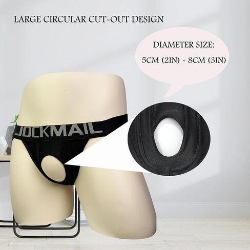 JOCKMAIL 3 عبوات من أحزمة الجوك ذات الفتحات للرجال، حزام رياضي مريح للرجال، حزام رياضي منخفض الارتفاع للحفلات والحياة الليلية in Kuwait