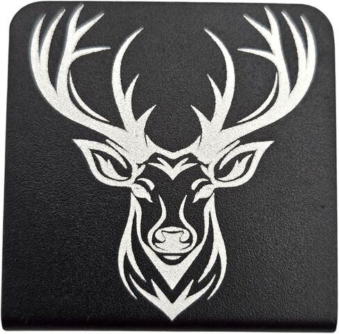 Laser Engraved Hat Brim Clip – Premium Cap Accessory (Buck Head) in Saudi Arabia