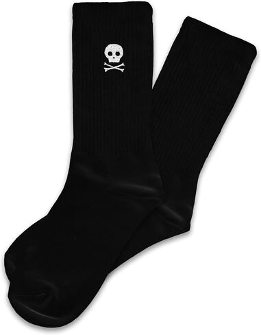 Funny Skeleton Bone Embroidered Socks - Funny Halloween Socks for Women&Men.(016) in Saudi Arabia