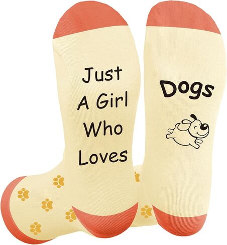 Novelty Socks Dog Gifts for Dog Mom Dad Birthday Mothers Fathers Day Xmas Dogs Themed Gifts for Dogs Lovers Men Women in Saudi Arabia