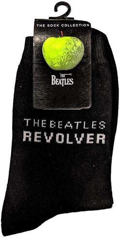 Beatles Socks: Revolver (Black, Mens) - Black - in Saudi Arabia
