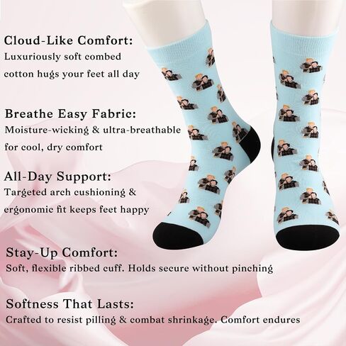 BWWKTOP Step Brothers Socks Brennan & Dale Fans Gift Movie Brennan Socks Dale Merchandise in Kuwait