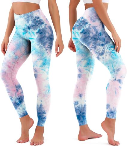 High Waisted Leggings for Women Buttery Soft Tummy Control Capri Yoga Pants for Workout Athletic Plus Size in Saudi Arabia