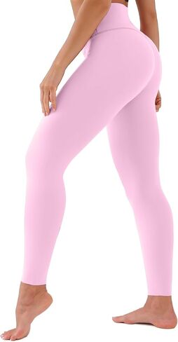 High Waisted Leggings for Women Buttery Soft Tummy Control Capri Yoga Pants for Workout Athletic Plus Size in Saudi Arabia
