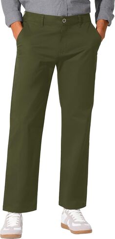 UIQUR Mens Golf Pants Work Dress Pants Casual Pants Classic Flat-Front Stretch Chino Pant in Saudi Arabia