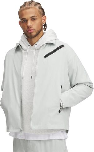 Under Armour Men's UA Unstoppable Vent Jacket, Hydro Green / / Hydro Green, Large in Kuwait