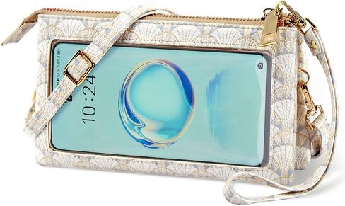 COSHAYSOO Touchscreen Cell Phone Crossbody Bag Small Wristlet Purse Shoulder Pouch for Women with Strap Wallet Card Holder in Saudi Arabia