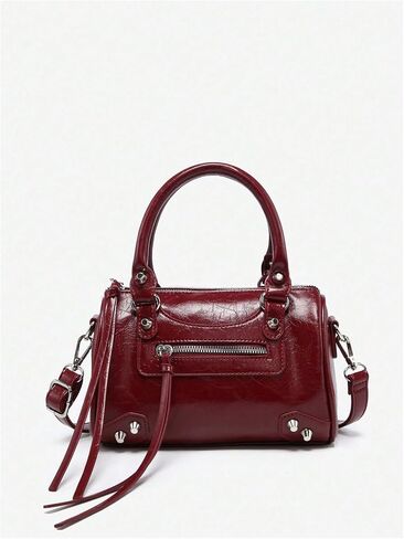 RoseSeek Women's Y2k Rivets Bag with Bowknot Beaded Chain Decor Cute Crossbody Bag Handbags in Kuwait