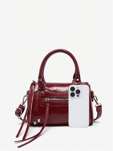 RoseSeek Women's Y2k Rivets Bag with Bowknot Beaded Chain Decor Cute Crossbody Bag Handbags in Kuwait