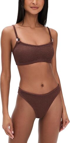 Hunza G Women's Cassie Beaded Bikini Set in Saudi Arabia