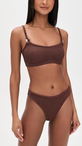 Hunza G Women's Cassie Beaded Bikini Set in Saudi Arabia