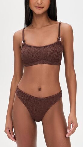 Hunza G Women's Cassie Beaded Bikini Set in Saudi Arabia