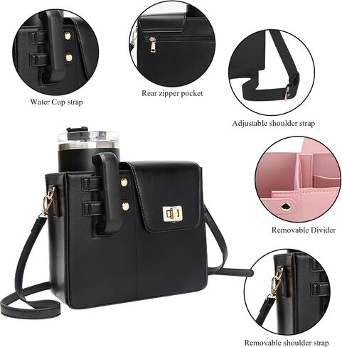 Stanley Cup Purse Crossbody Bag Outdoor Crossbody Water Cup Storage Bag Portable Water Bottle Holder for Travel in Saudi Arabia