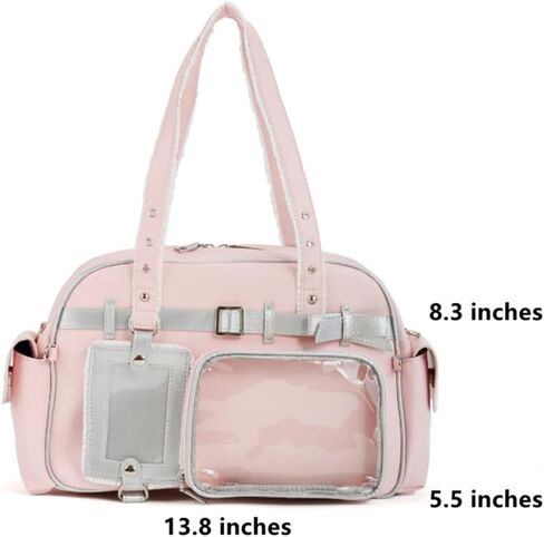 Kpop Ita Bag for Kpop Fan Pin Display Ita tote Bag Japanese Anime Kawaii Crossbody Bag Cosplay Large in Saudi Arabia