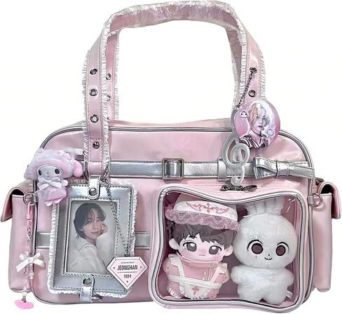 Kpop Ita Bag for Kpop Fan Pin Display Ita tote Bag Japanese Anime Kawaii Crossbody Bag Cosplay Large in Saudi Arabia