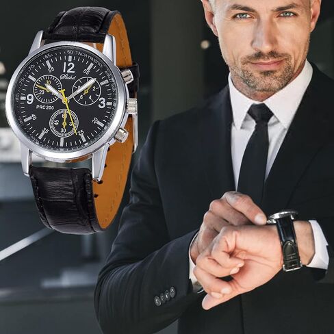 12 Pack Men's Leather Quartz Watch Classic Business Casual Dress Jelly Sports Wrist Band Watches Wholesale Bulk Lots Set Men Watches in Saudi Arabia