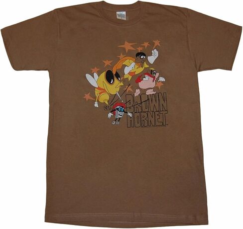 Animation Shops Fat Albert: Brown Hornet T-Shirt in Saudi Arabia