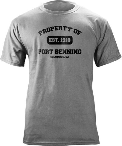 Classic Army Base Property of Fort Benning Veteran PT T-Shirt in Saudi Arabia