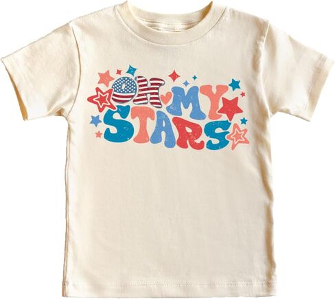 Oh My Stars 4th of July Shirts Matching Family Outfits for Independence Day in Saudi Arabia