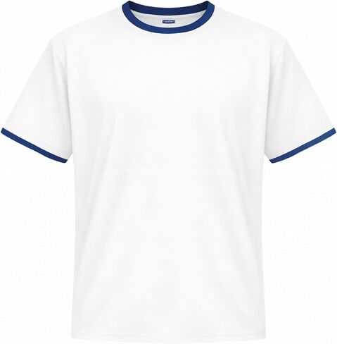 AIRNINE Men's Short Sleeve 2 Tone Layered Tshirt (S to 4XL) in Kuwait