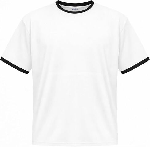 تيشيرت AIRNINE رجالي بأكمام قصيرة وطبقات بلونين (S إلى 4XL) in Kuwait