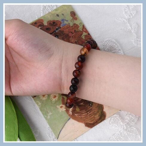 ShiQiao Spl Cat Dog Footprint Paw Stretchable Bracelet for Women Men Birthday Gifts for Cat Dog Lovers Gift for Pet Owner Natural Stone Beads Bracelets for Daughter Son Memorial Remembrance Bracelet in Kuwait