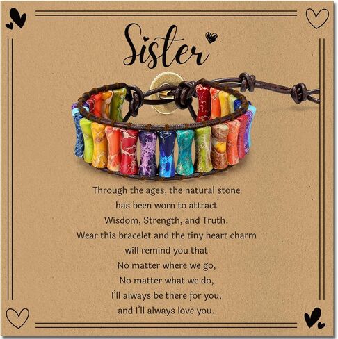 Inspirational Gifts Healing Bracelets for Women: Handmade Natural Stone Healing Boho Chakras Bracelet for Women - Get Well Soon Thinking of You Gifts for Womens Friends Sister Mom in Saudi Arabia